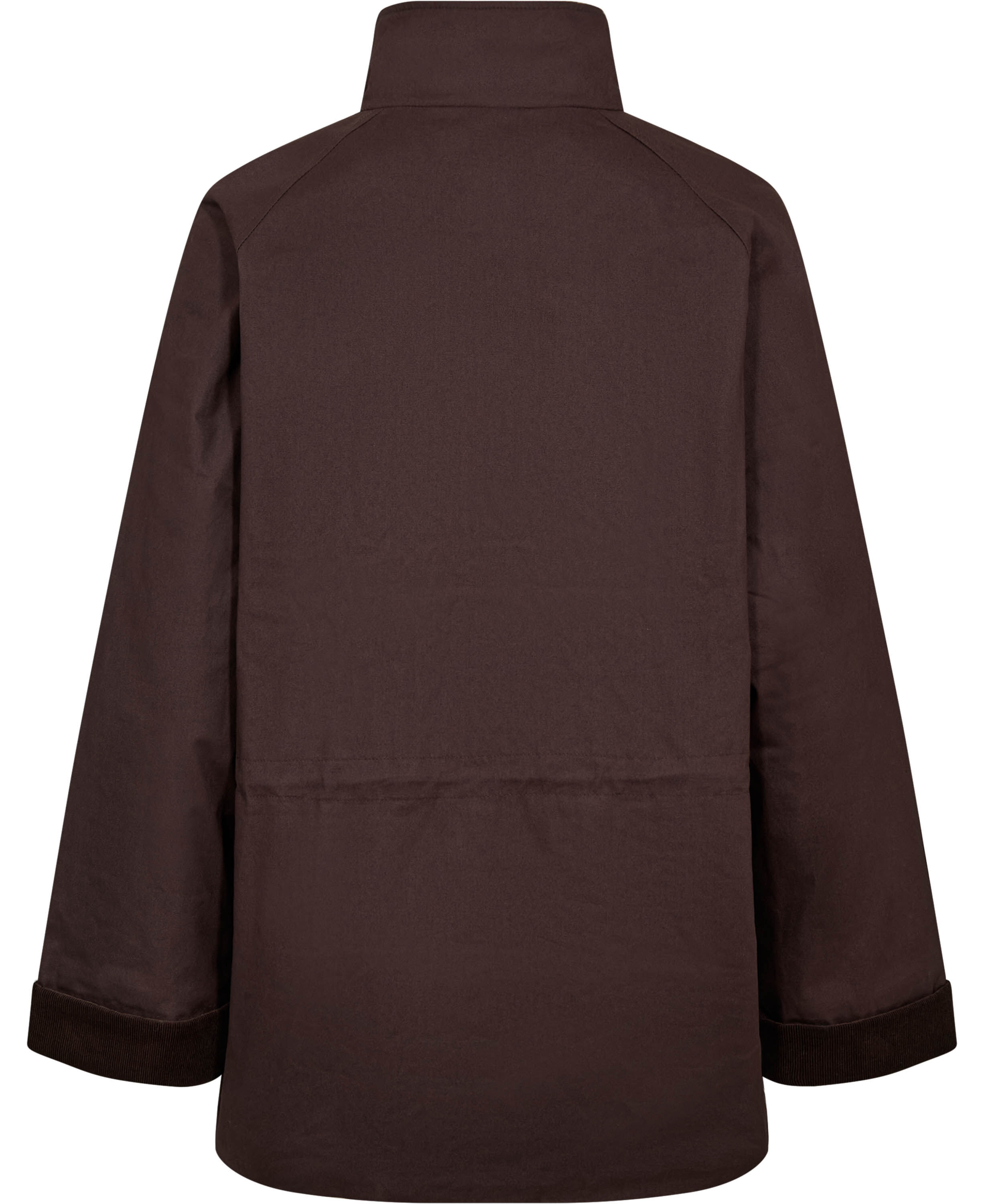 Emmy 3 Coated jakke med fl&oslash;jl kanter - GRS