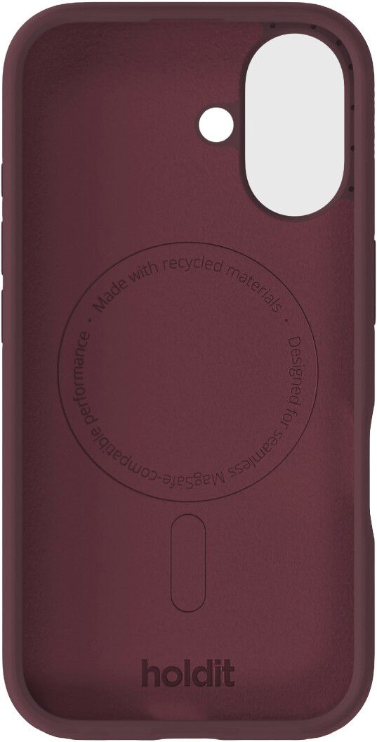 Silicone Case Magsafe Cpt. IPH 16 Bordeaux
