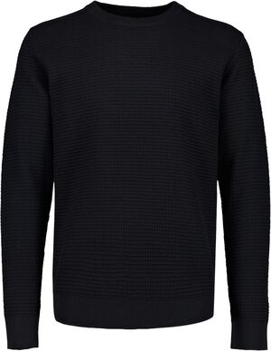 Structure o-neck knit L/S