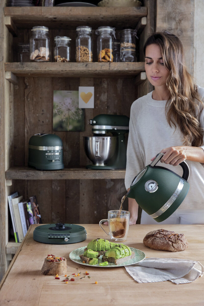 Artisan vannkoker pebble palm 1,5 liter L26,3cm B2