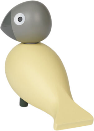 Year Bird Bella 2025 H12. 5 cm creme/gr&aring;