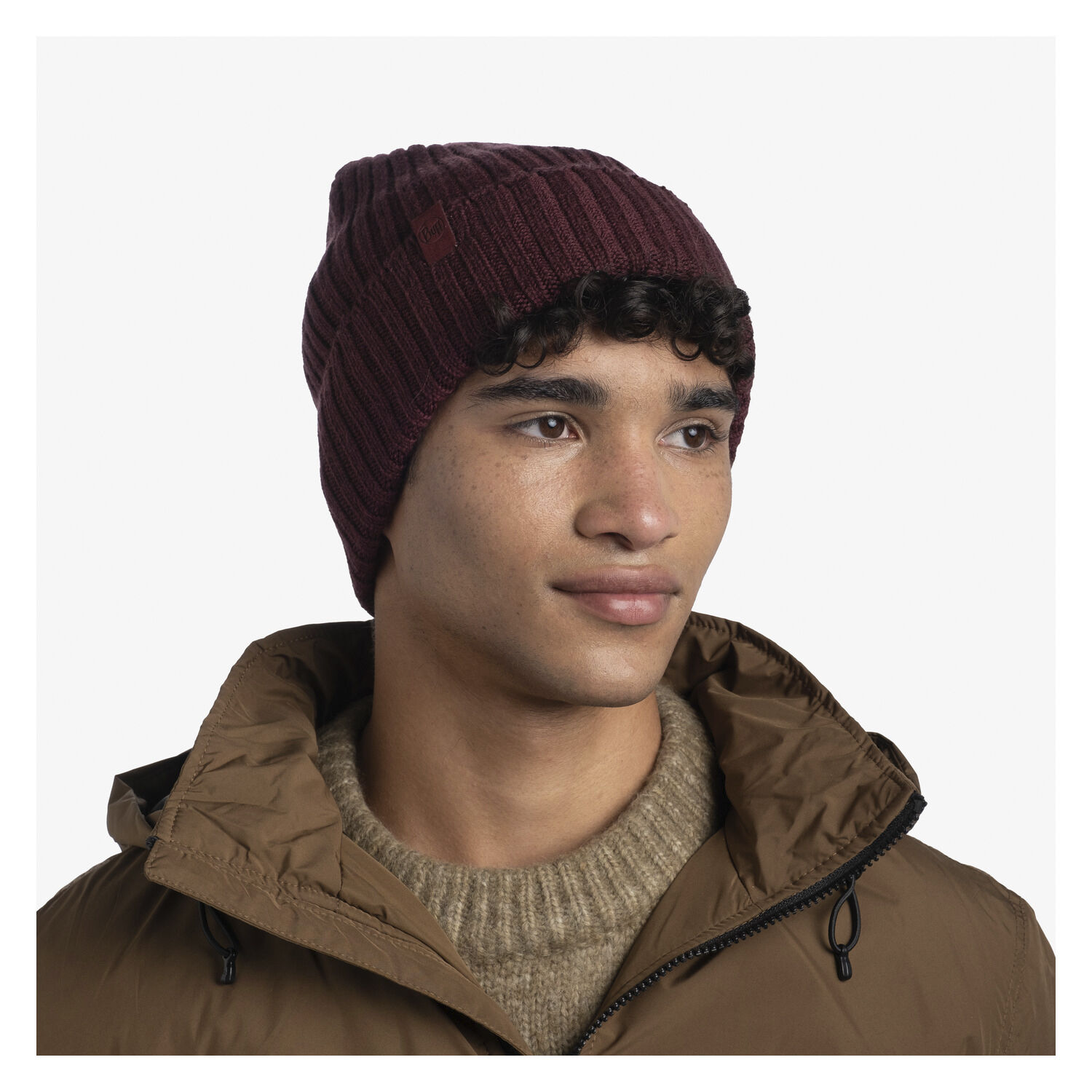 Buff Norval Knitted Beanie