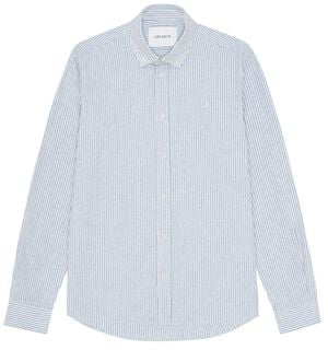 Konrad Stripe Cotton Linen Shirt