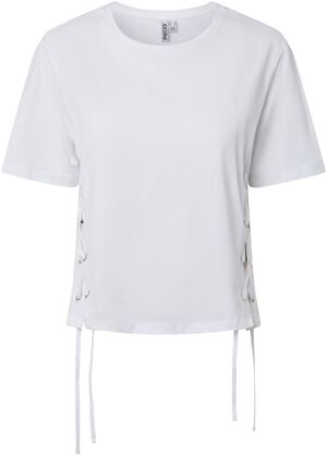 PCFENJA SS TIE DETAIL T-SHIRT JSR D