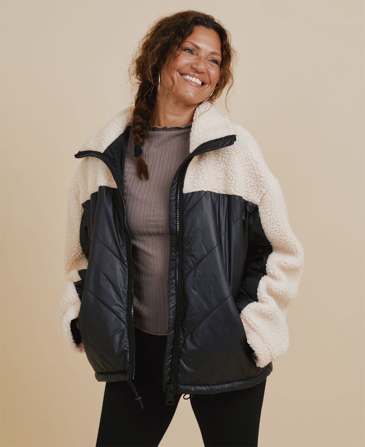 Slope Fleece Jakke - Nero