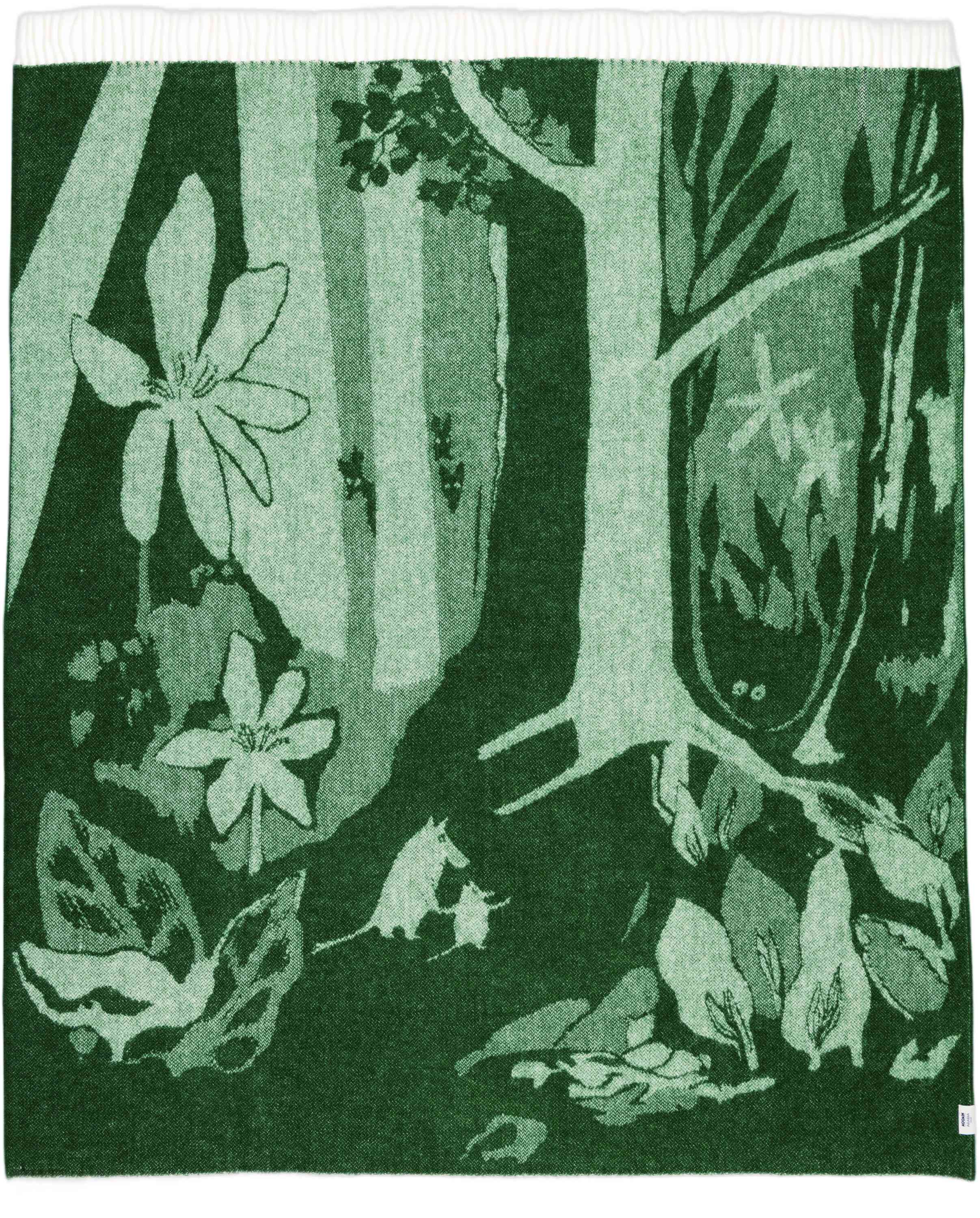 Moomin Arabia 130x170cm uldt&aelig;ppe gr&oslash;n