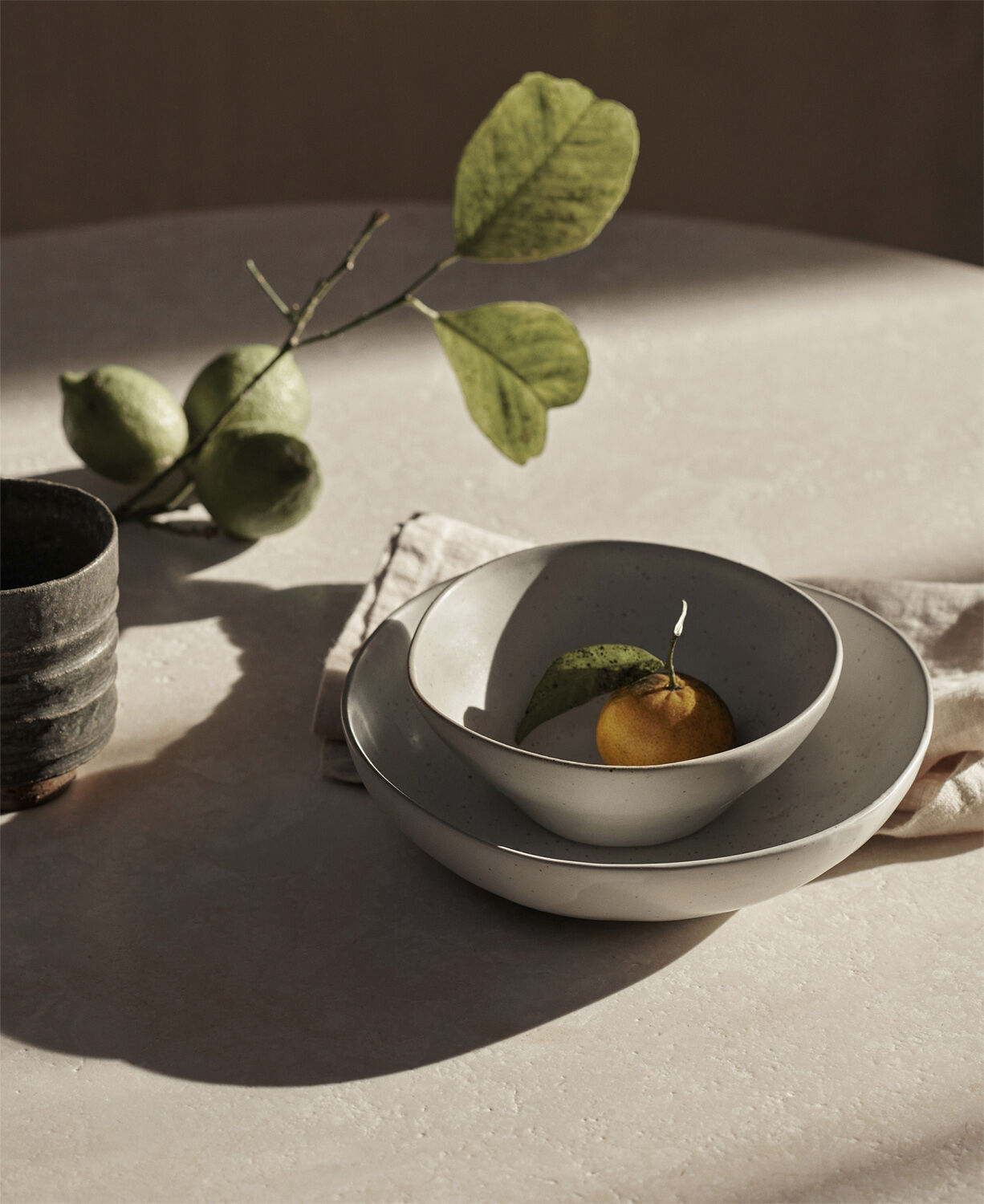 Flow Bowl - Large - Off-white Speck