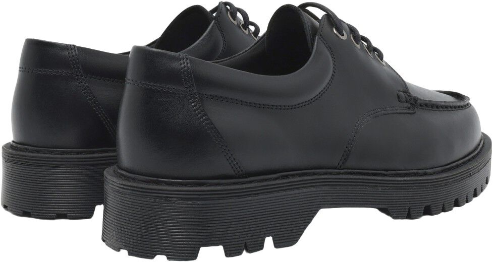 Pete Moc Toe - Black Leather