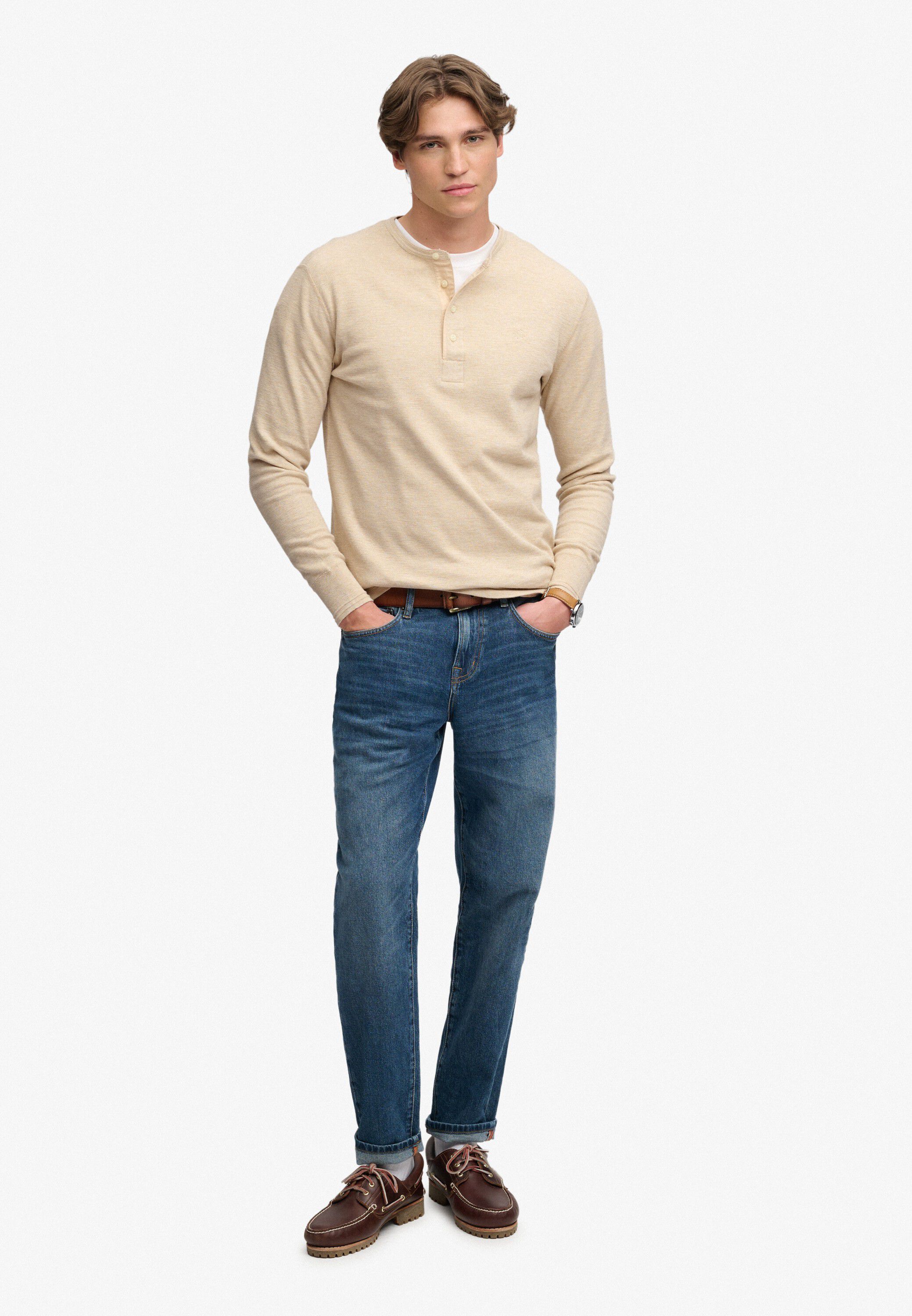 MINI SLUB WAFFLE LS GRANDAD