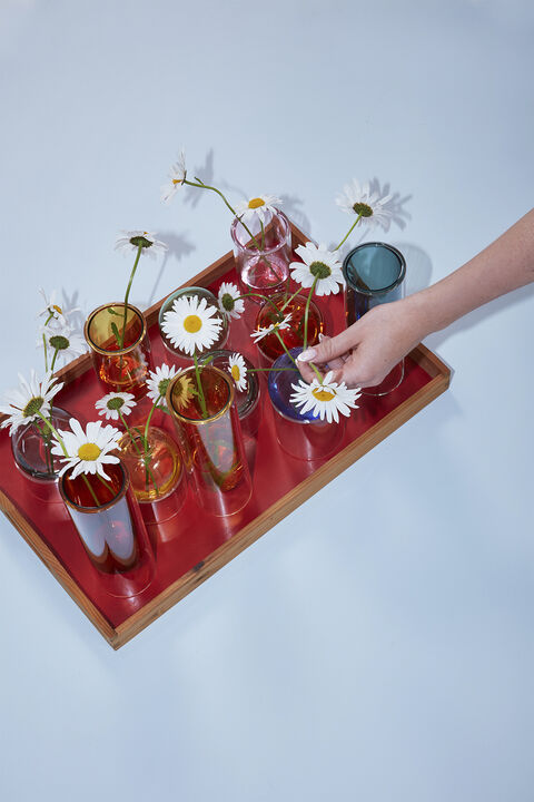 FLOWER TUBE, TALL TUBE, SMOKE