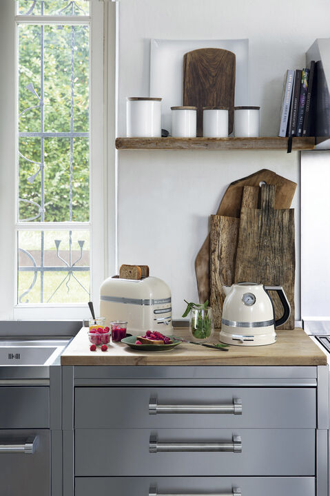 Artisan vannkoker krem 1,5 liter L21cm B26,3cm H21