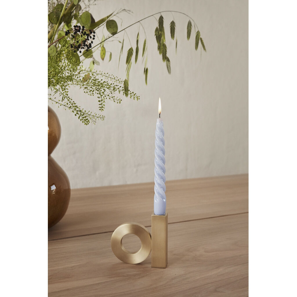 Baari Solid Brass Candleholder