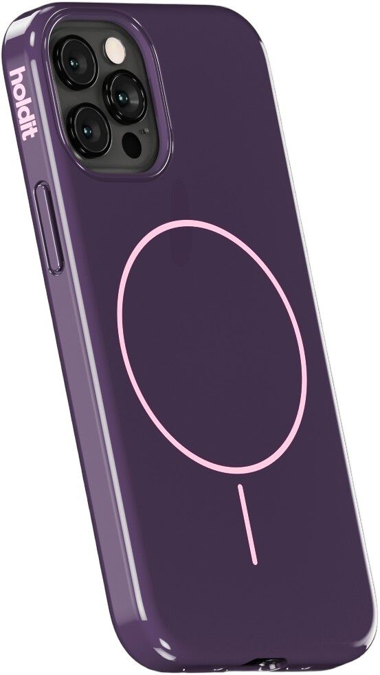 Mono Case Magsafe iPhone 12/12 Pro Deep Plum/Pink