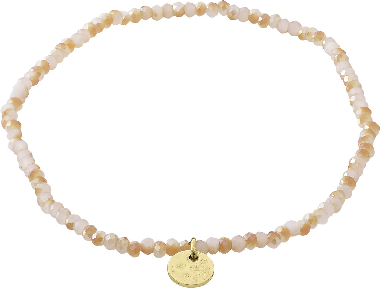 Armb&aring;nd : Indie : Guldbelagt : Rosa