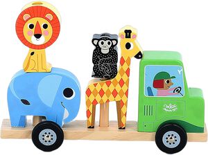 Vilac - Traktor med anhænger og stabledyr