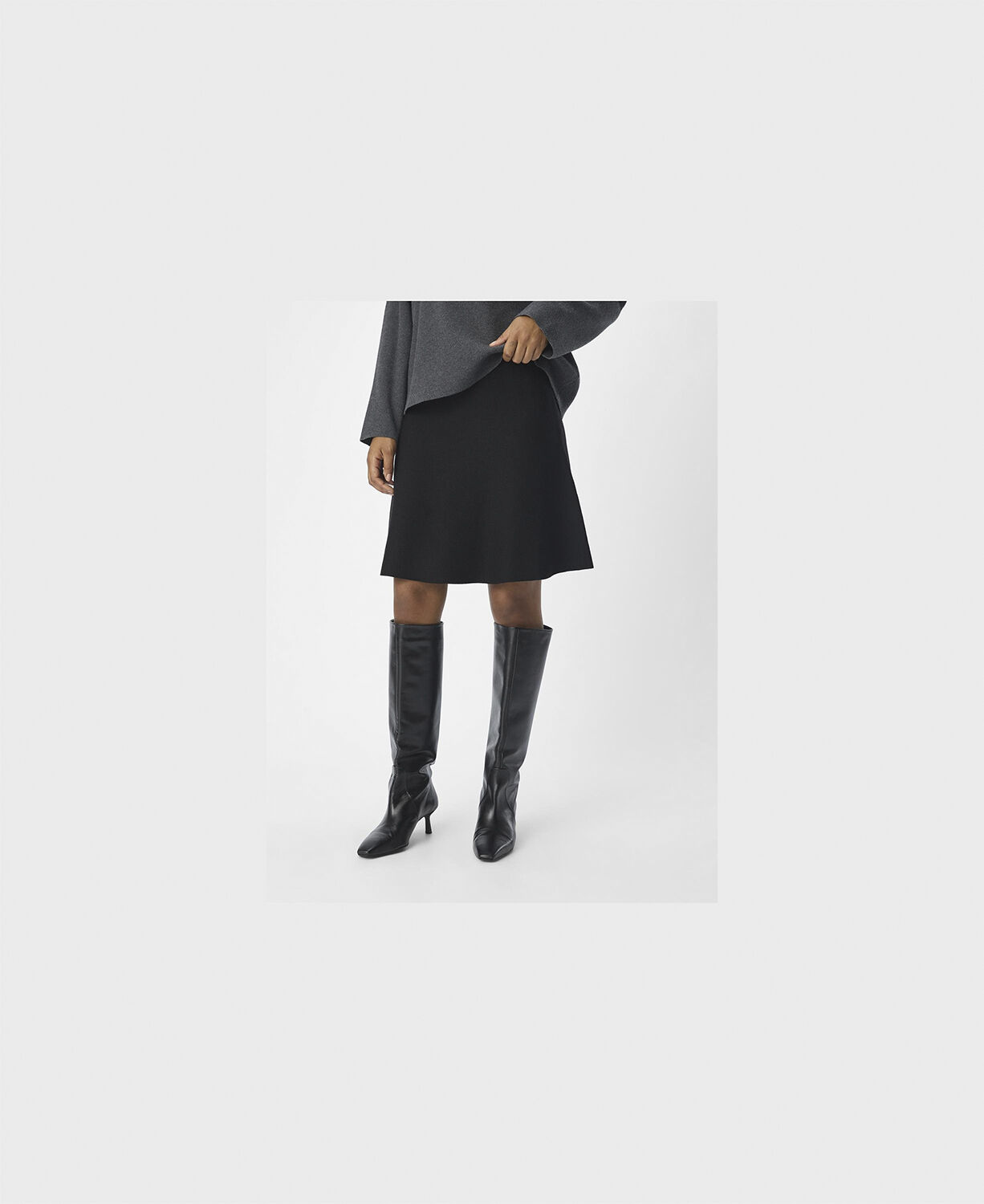 OBJREYNARD HW SHORT KNIT SKIRT DIV