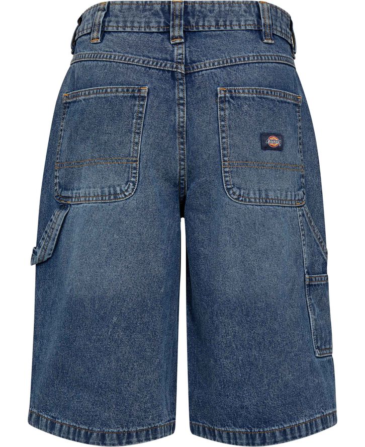 CARPENTER DENIM JORT W RINSED BLUE