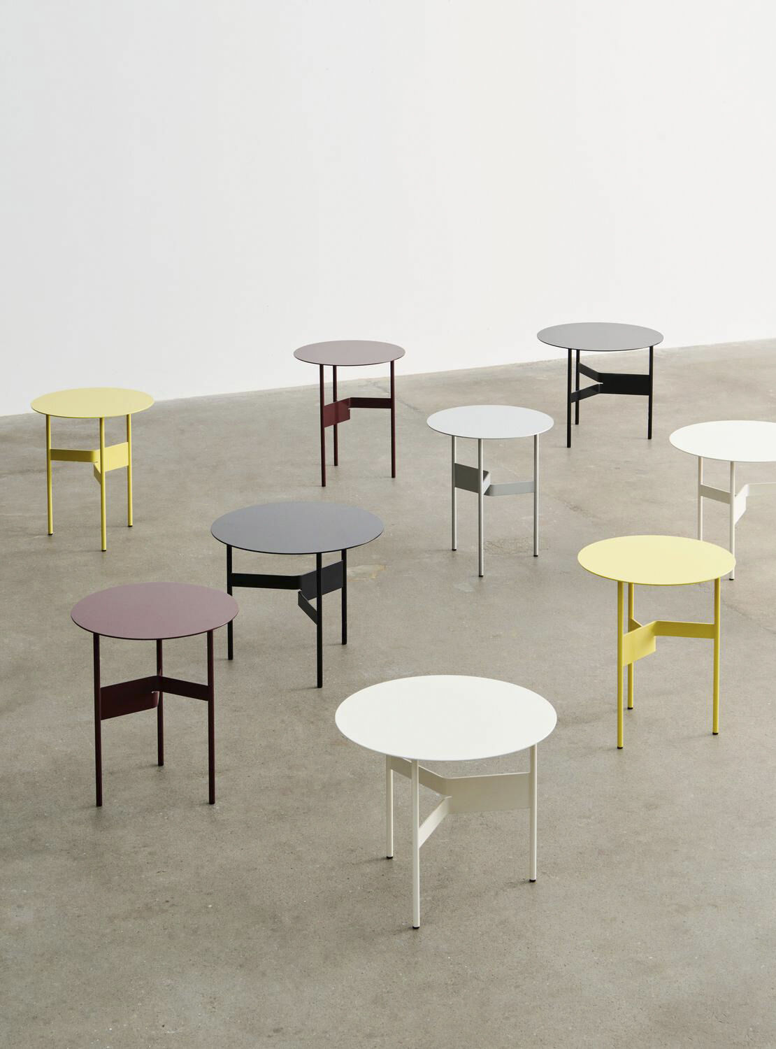 Shim Coffee Table-&Oslash;54 x H44-Black