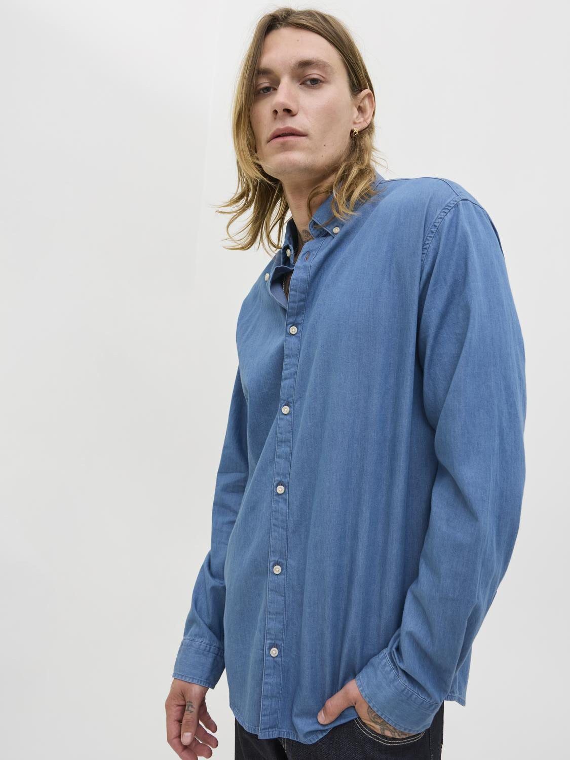 JJEPERFECT DENIM SHIRT LS NOOS
