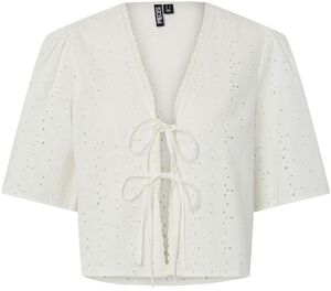 PCTYLA 2/4 V-NECK TIE TOP WVN D2D P