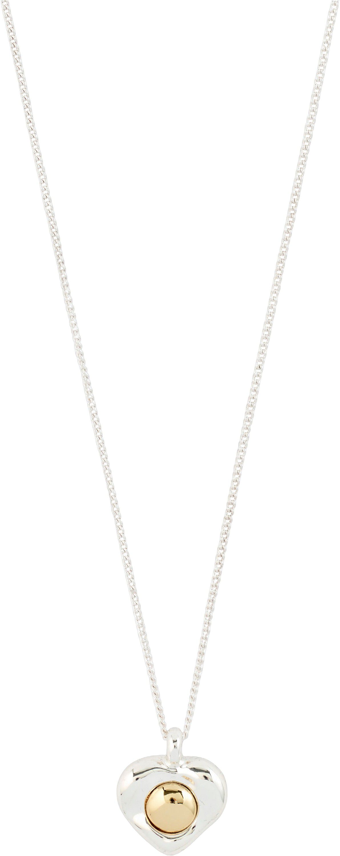 NOVA heart necklace silver-plated