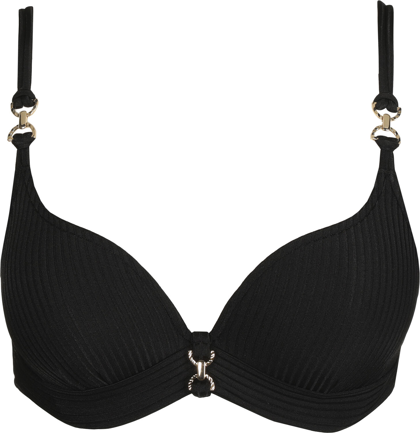 Emly hjerteformet bikinitop med vattering