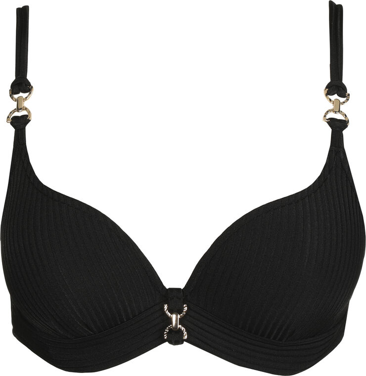 Emly hjerteformet bikinitop med vattering