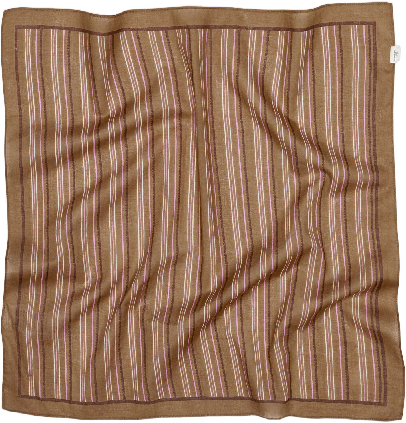 Scallopia Striped Cotta Scarf