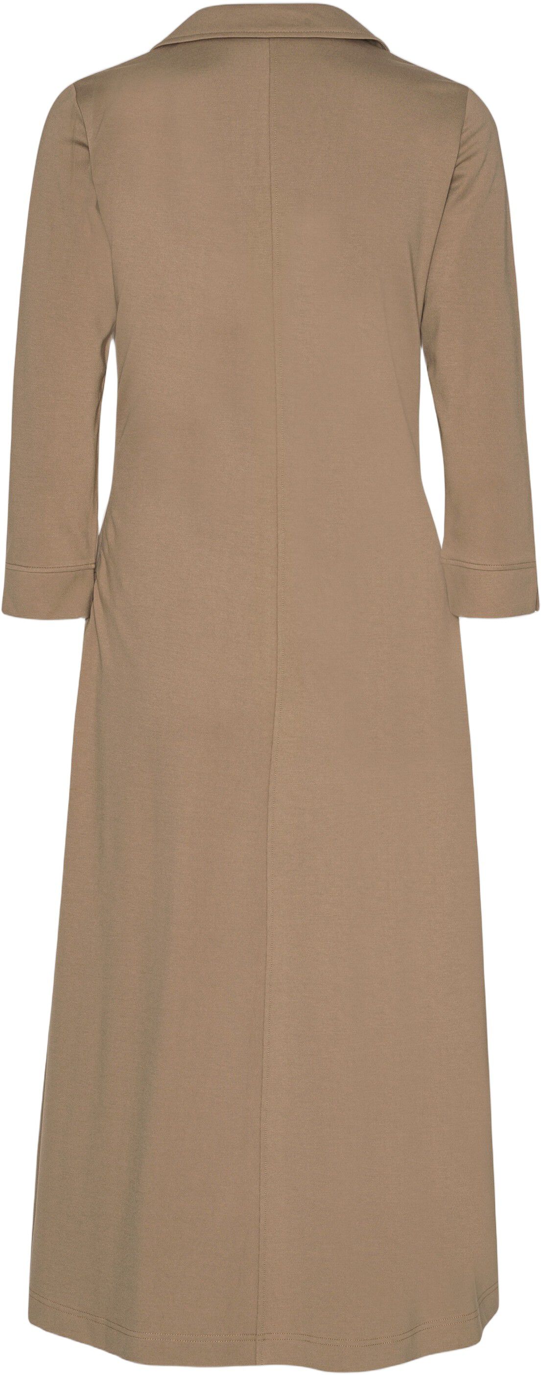 Long Sleeved Dress With Pleats