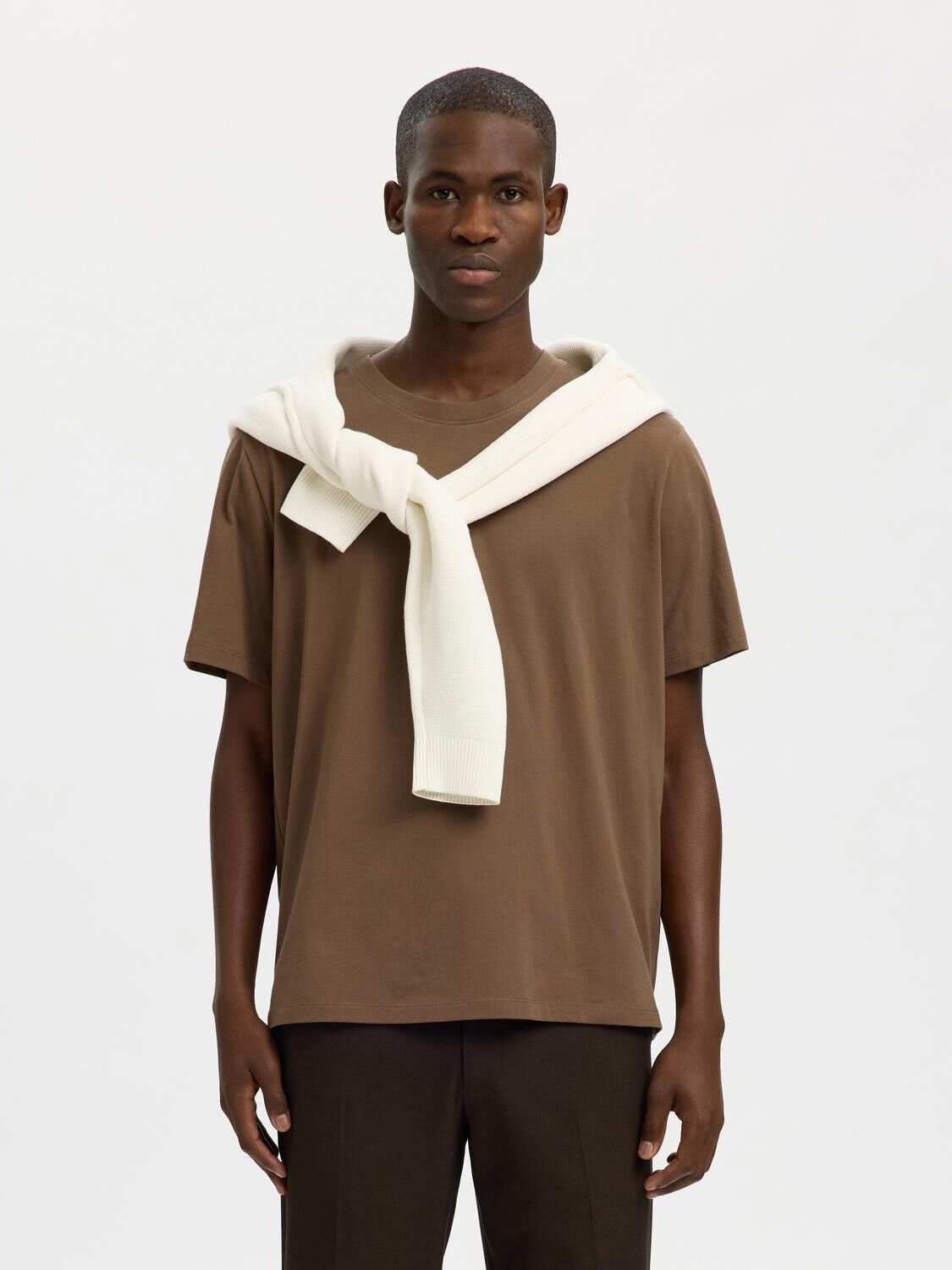 SLHASPEN SS O-NECK TEE NOOS