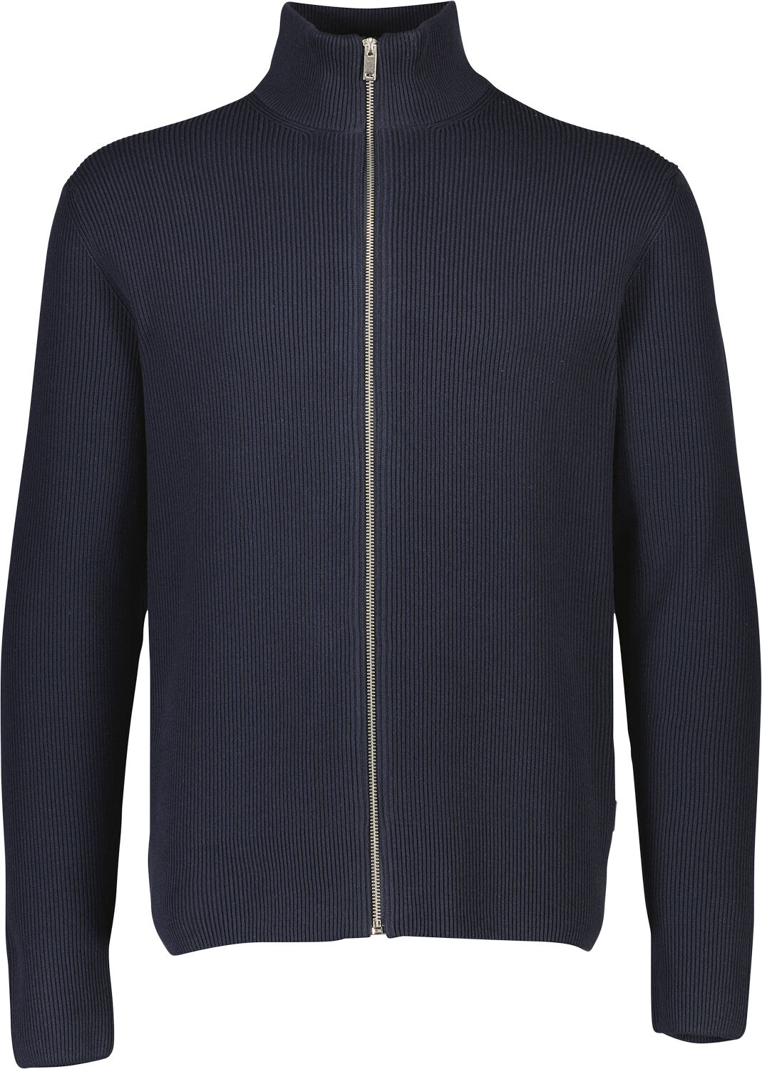 Knitted zip cardigan