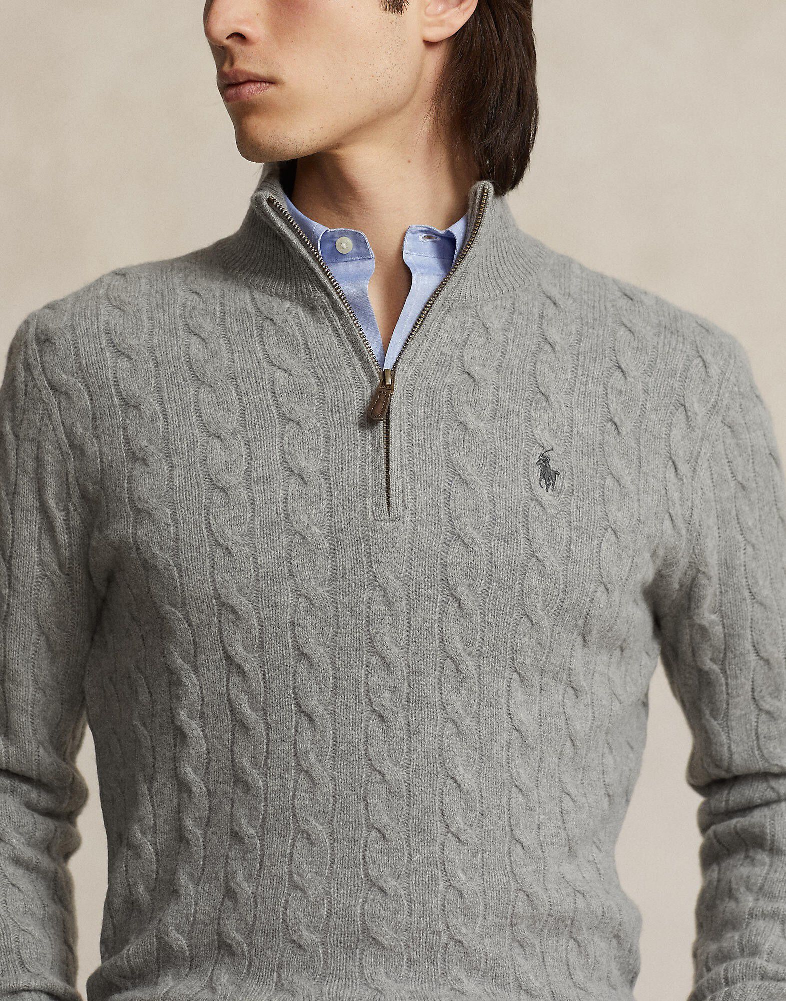 Cable-Knit Wool-Cashmere Sweater