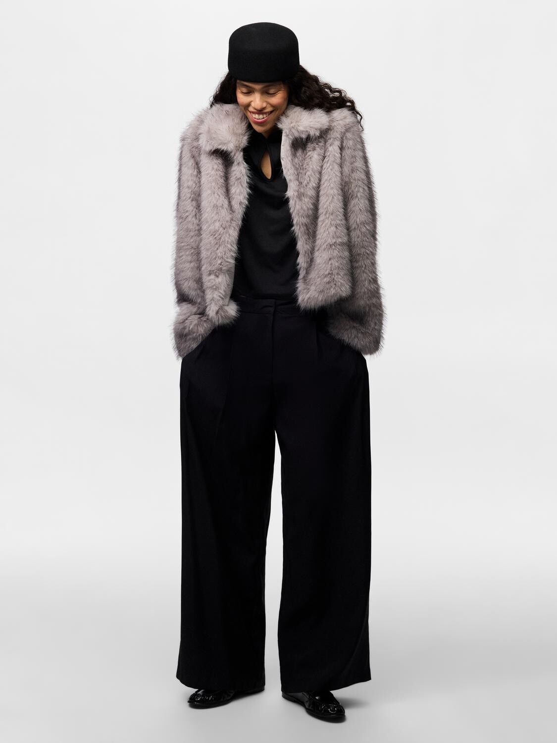 Pcjilla Short Fluffy Jacket Bc