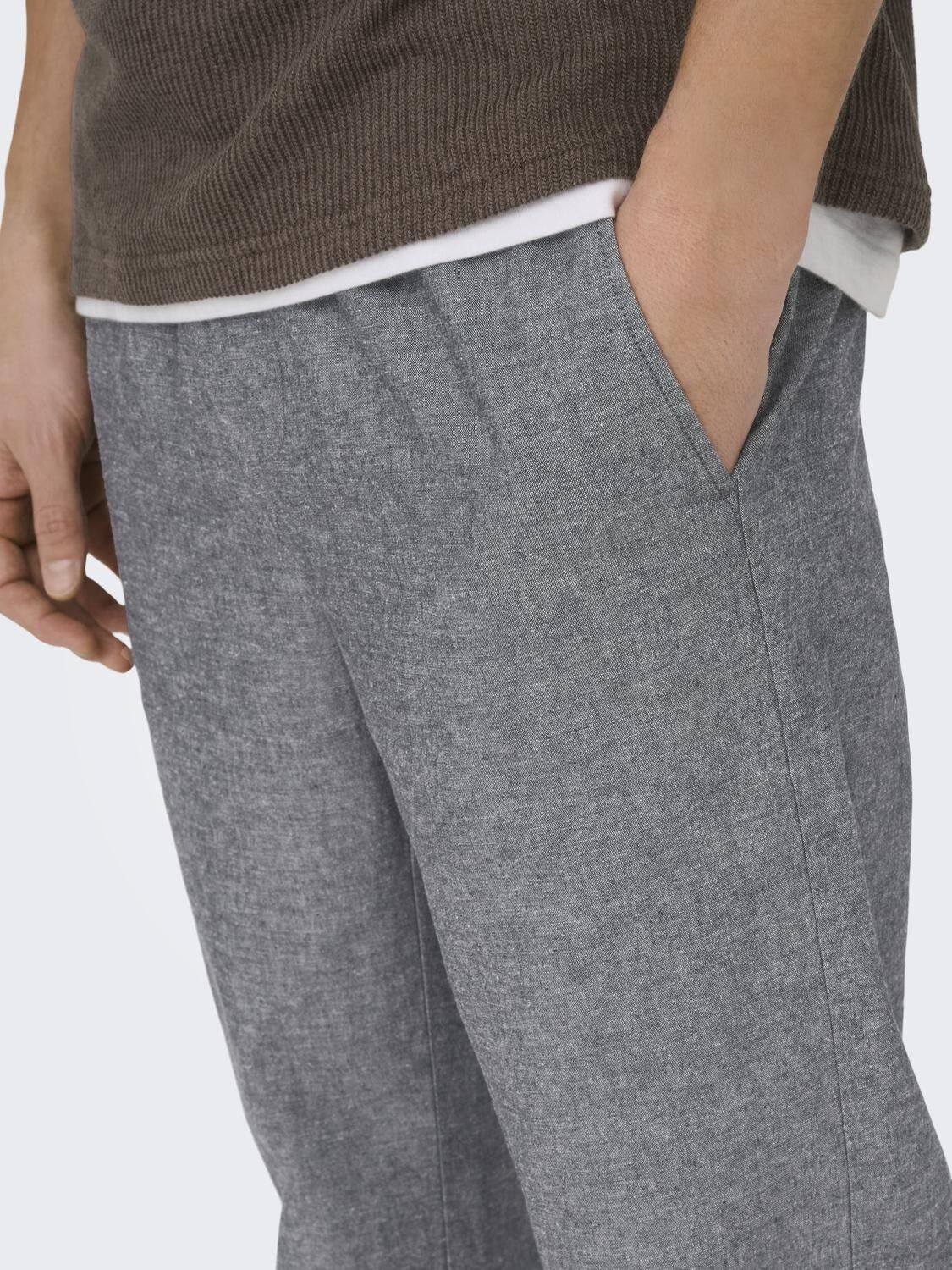 ONSSINUS LOOSE 0007 COT LIN PANT NO