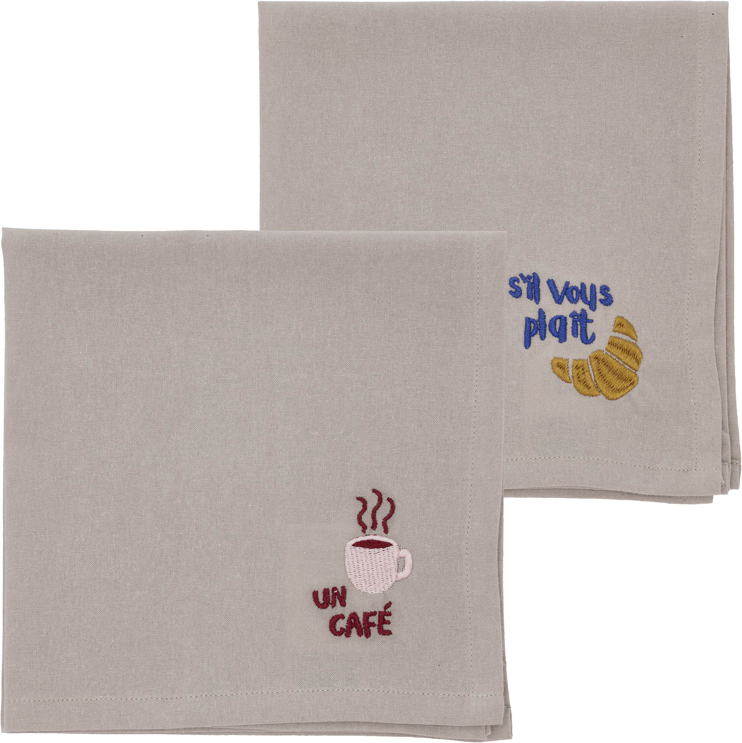 T&oslash;yservietter 40x40 Bistro 2 stk. Coffee brown