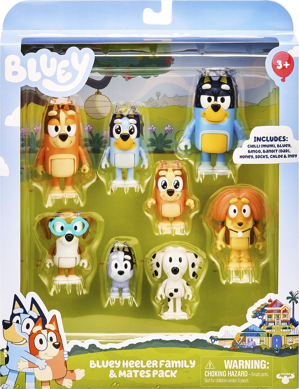 Bluey 8 pack figures