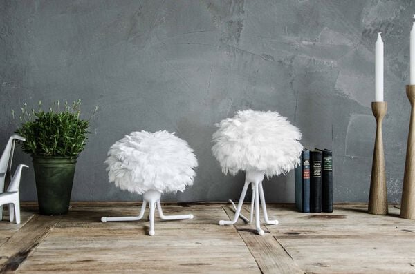 Tripod Base matt white H 18,6 cm