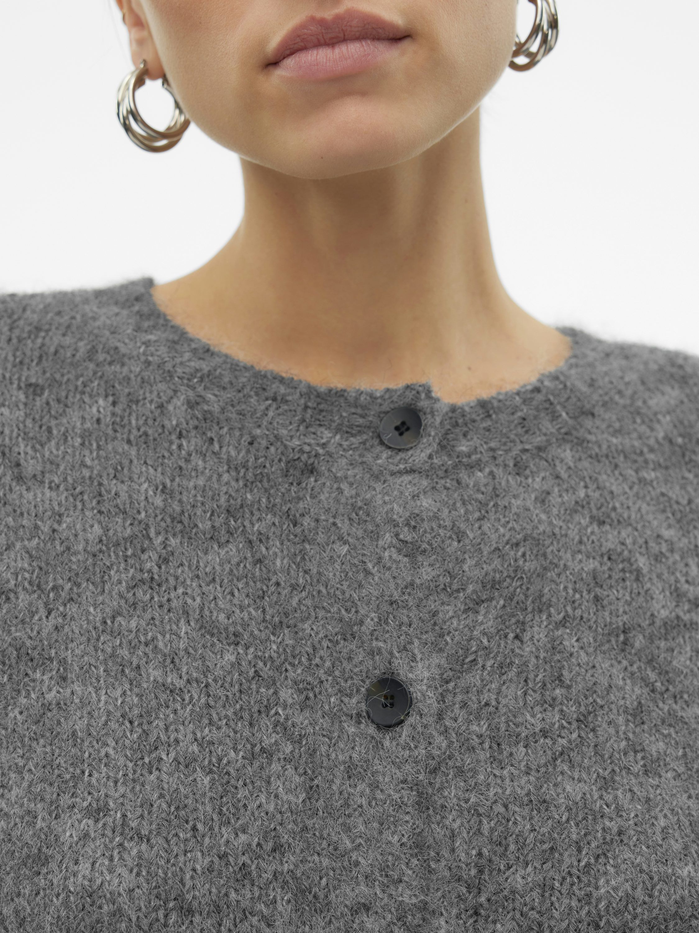 VMNOVAH LS O-NECK BUTTON CARDI GA N