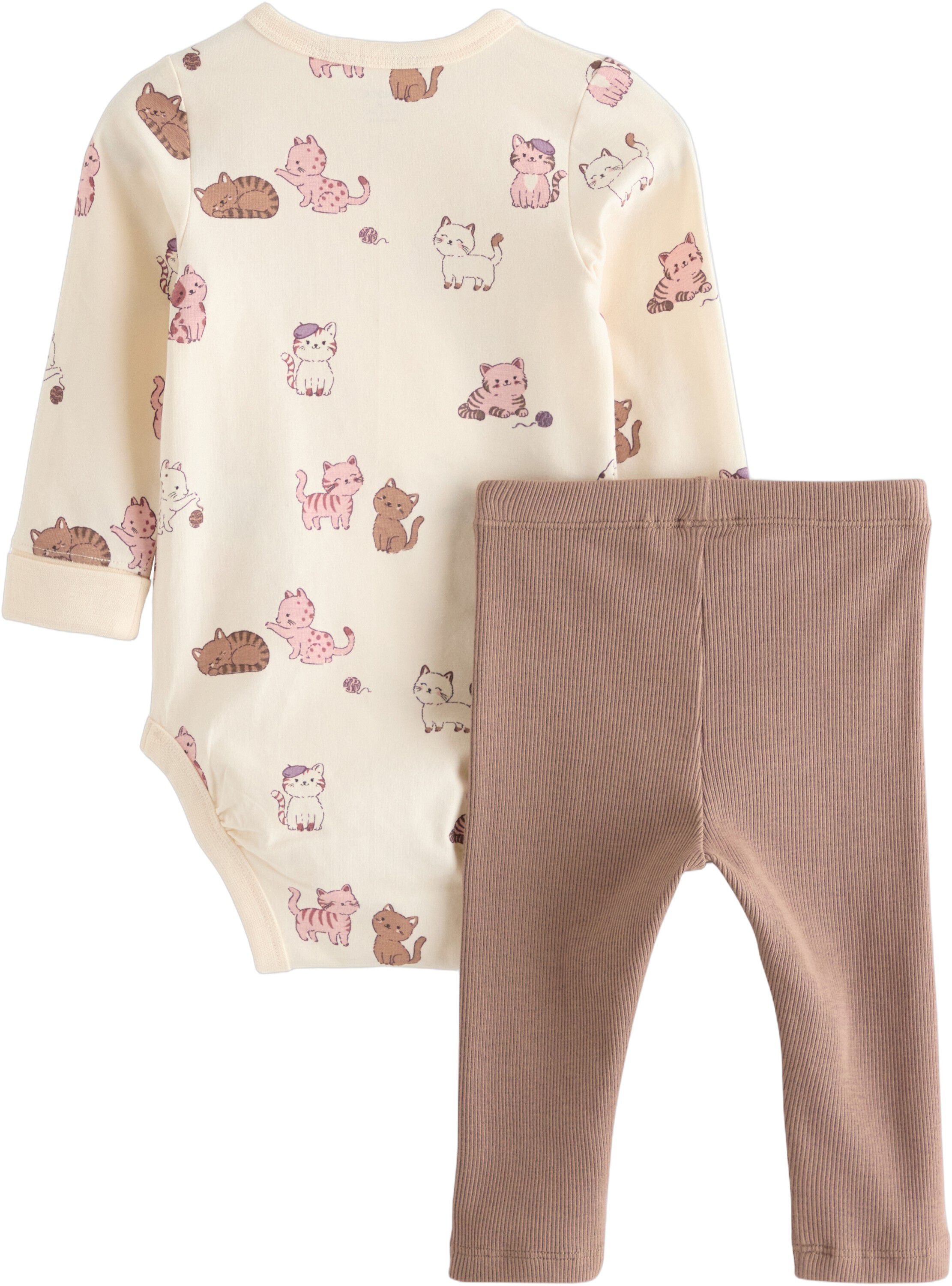 Set med body och ribbade leggings