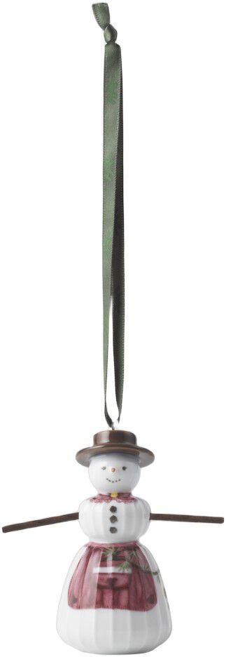 Hammersh&oslash;i Christmas Sn&oslash;kone hengende H9 hvit m. deko