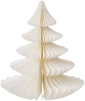 Paper Tree Evergreen Cream H: 16 cm