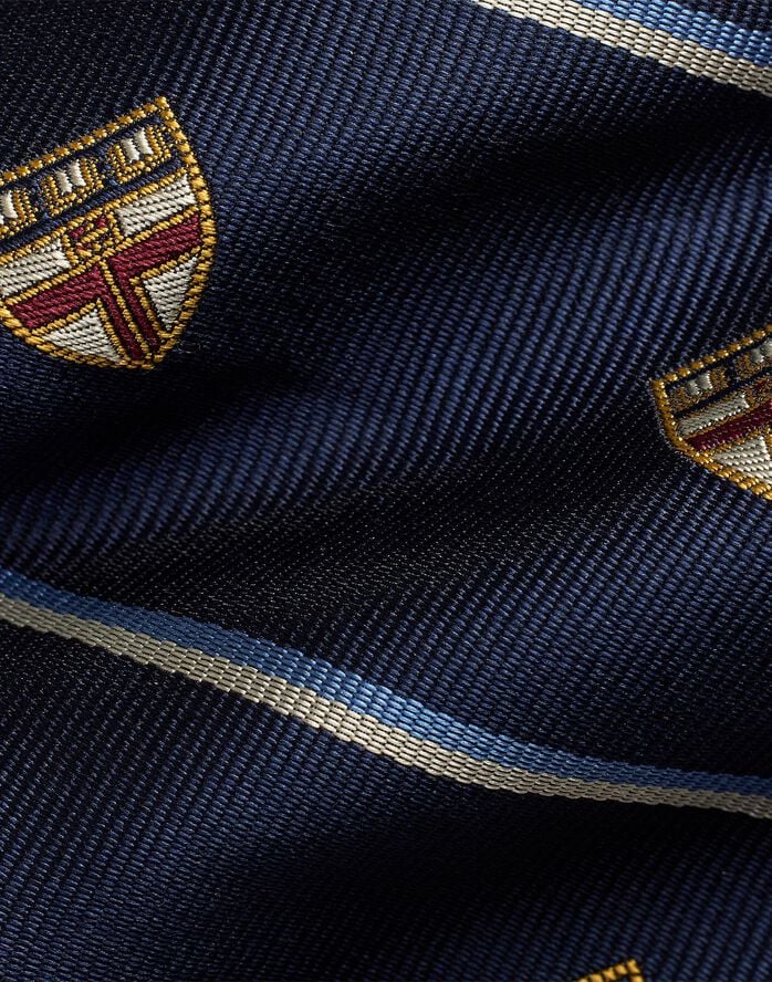Striped Silk Repp Club Tie