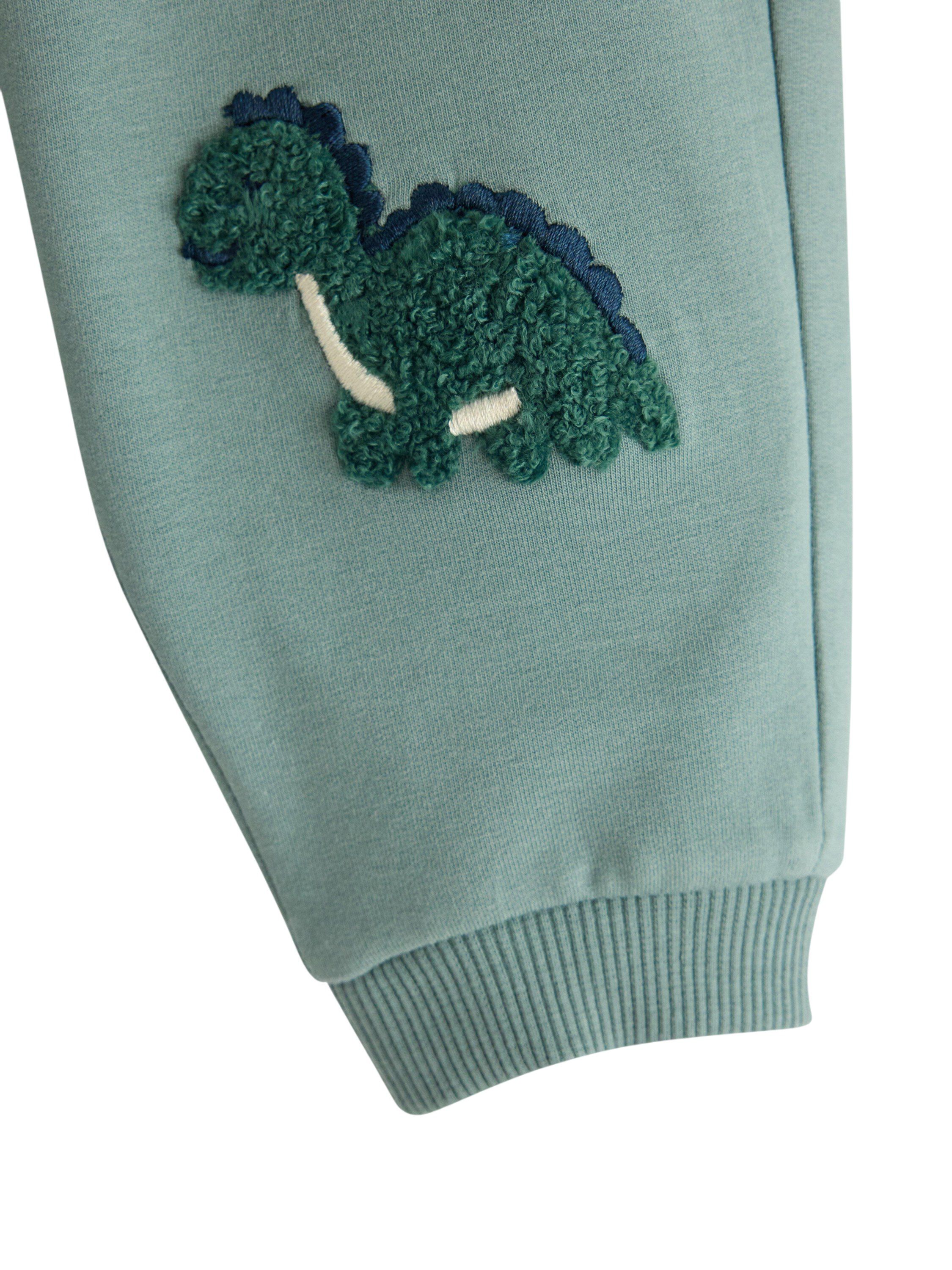 Joggers in cotton jersey with brush