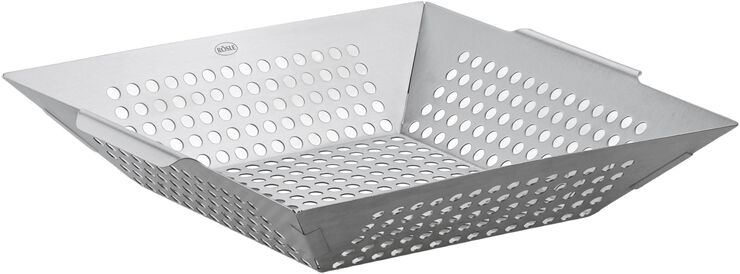 Grillbakke 33,5 x 30 x 6,5 cm 18/10 stål