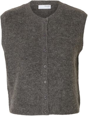 SLFLULU SL BUTTON O-NECK VEST NOOS