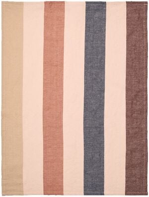 Hale Tea Towel - Cashmere/Mocha/Indigo Blue