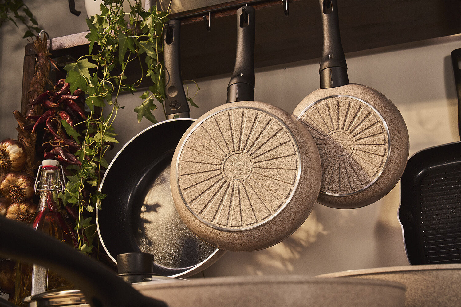 Ledro Stegepande 32 Beige Rund Alu