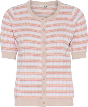 BB Cardigan_ BB Fancy StripeKn