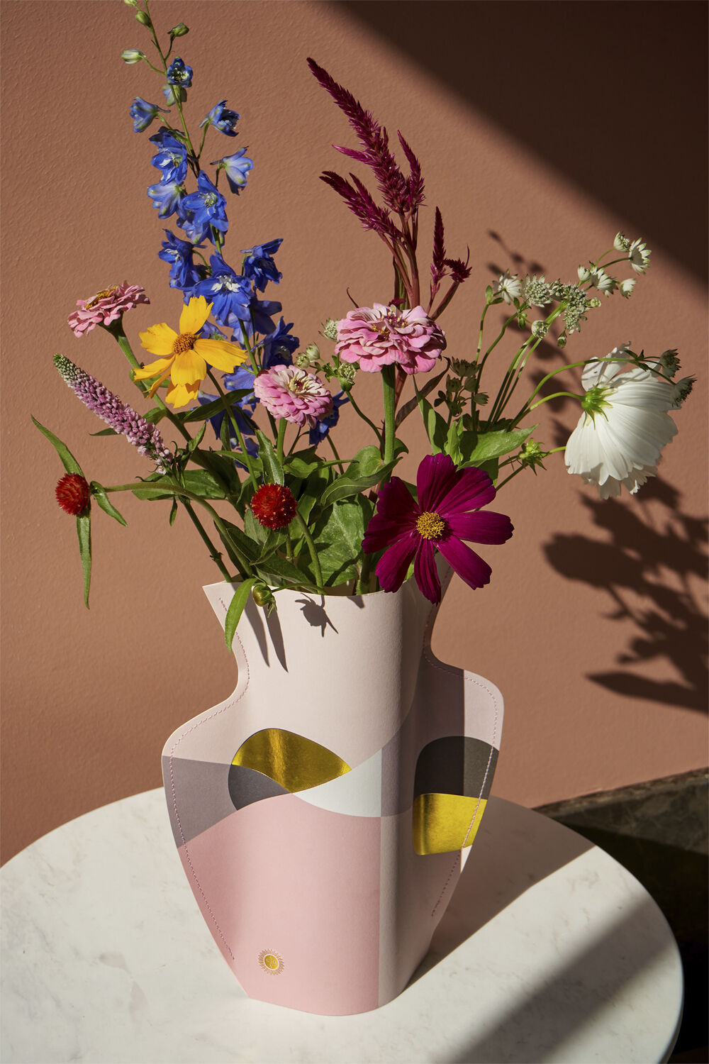 PAPER VASE SIENA PINK