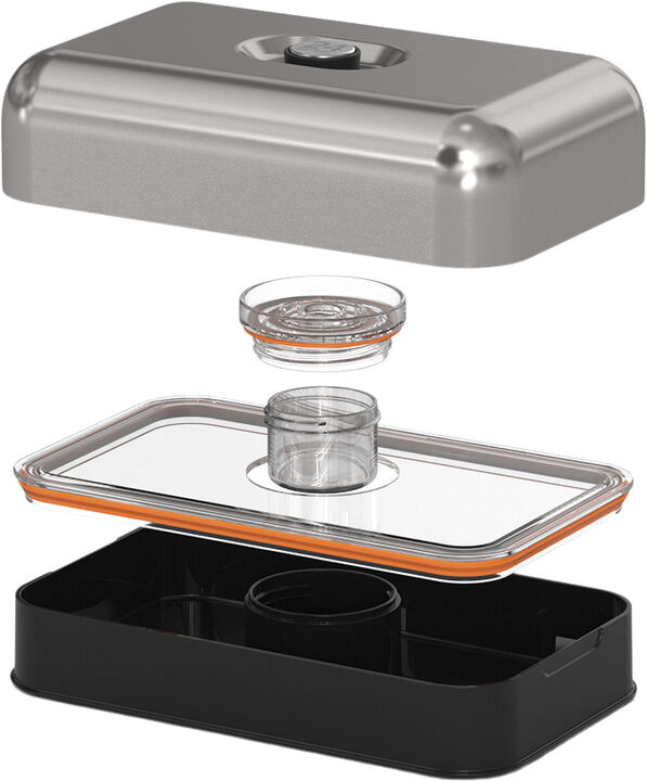 Lunchbox - Brushed Steel